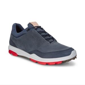 Men's Ecco Goretex Biom Hybrid 3 Nubuck Spikeless Shoes Golf 42 Wide Fit